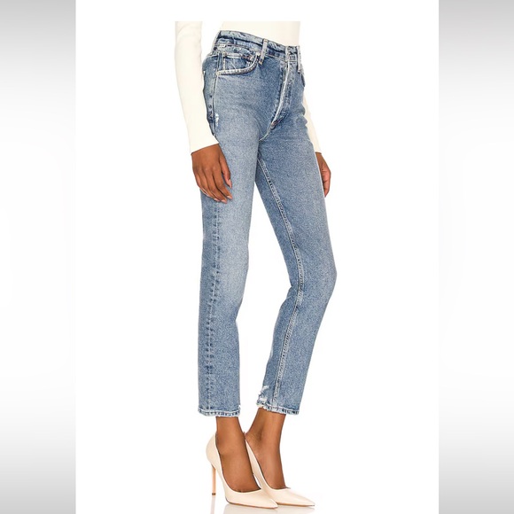 Citizens of Humanity Charlotte High Rise Straight Jeans - Picture 2 of 7